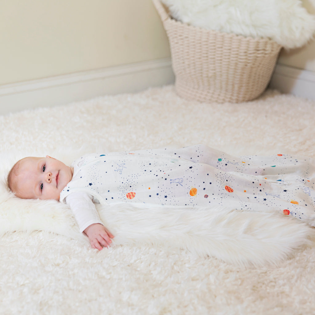 Saco de dormir bebé silky soft stargaze – orbit- Aden Anais