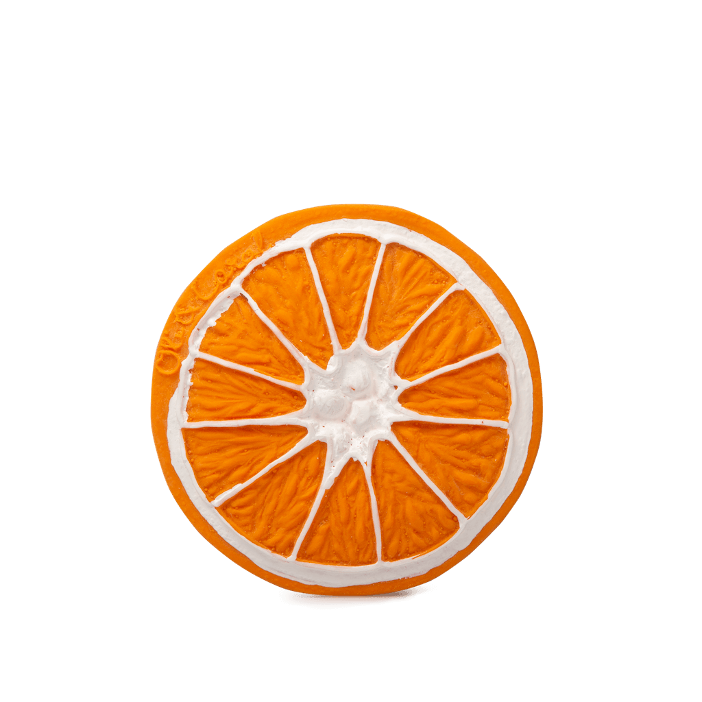 Clementino the Orange -Mordedor bebé  Naranja