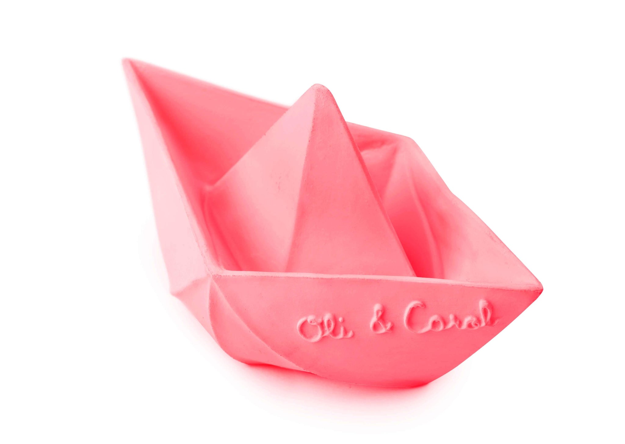 Barco Origami Rosa